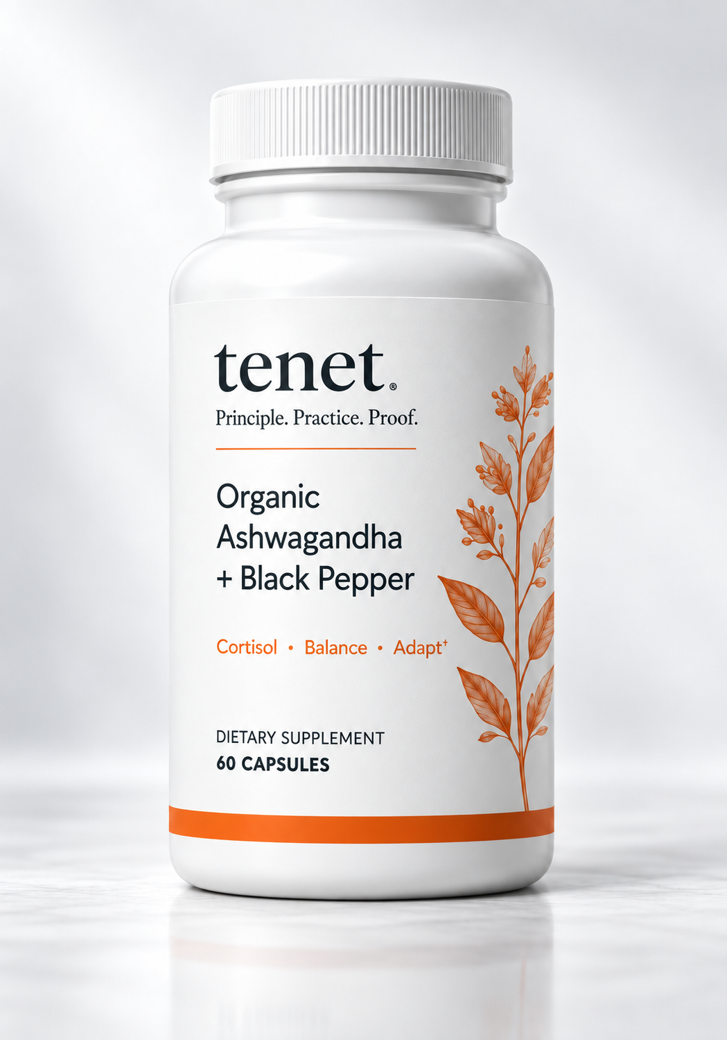 Tenet Ashwagandha with Black Pepper