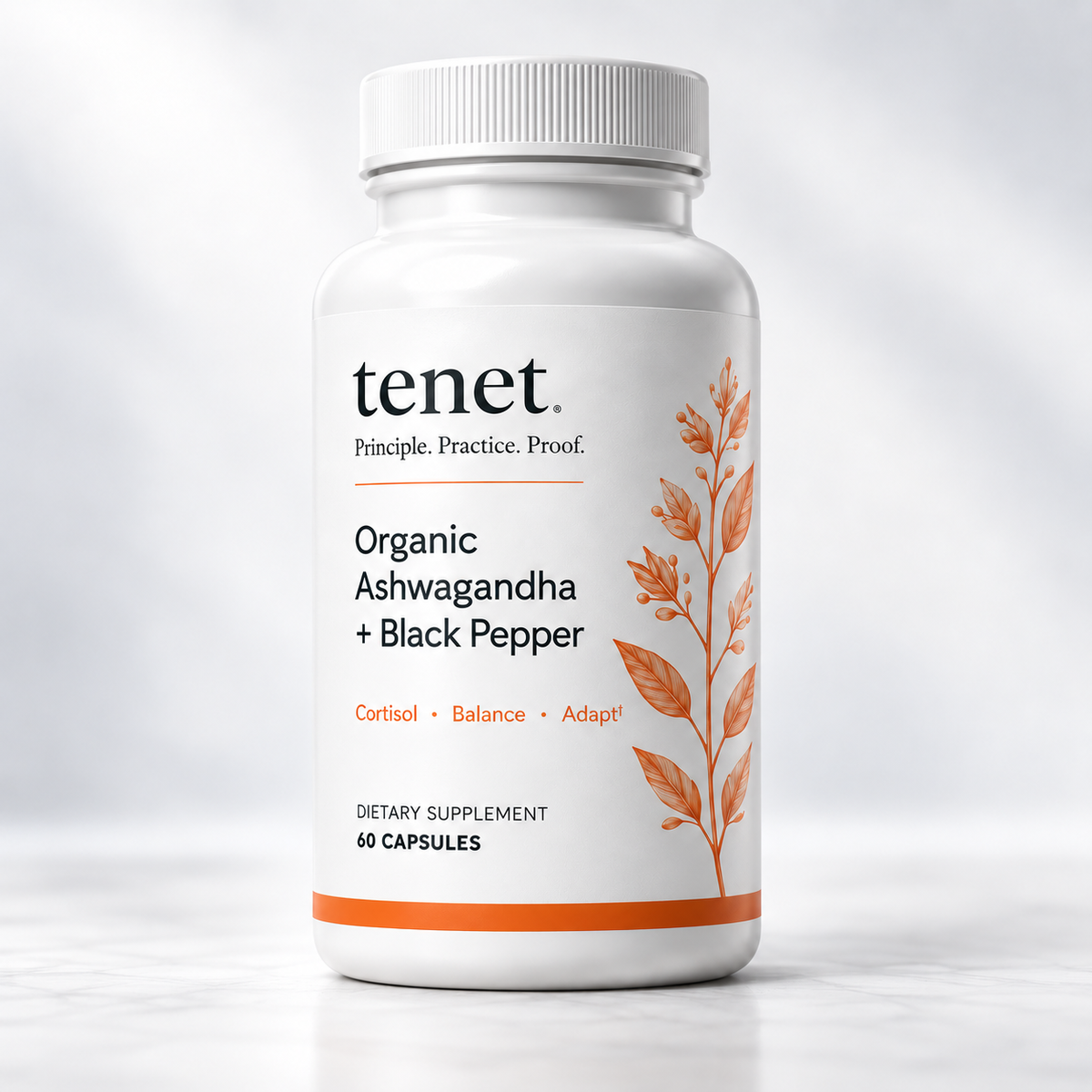 Tenet Ashwagandha with Black Pepper