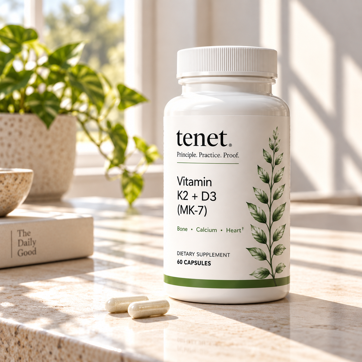 Tenet Vitamin D3 + K2